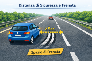 Distanza di Sicurezza e Frenata: Come Calcolarla per la Patente B