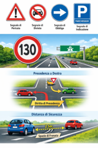 Guida Completa alla Patente B: Regole di Guida, Segnali Stradali e Consigli per Superare il Quiz